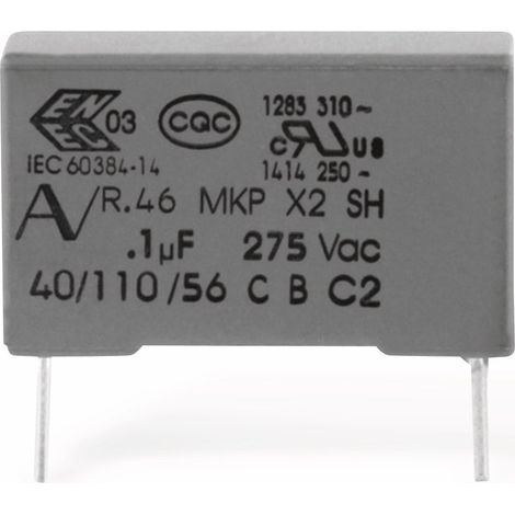 Condensateur antiparasite KEMET, 4,7 µF, 275 V