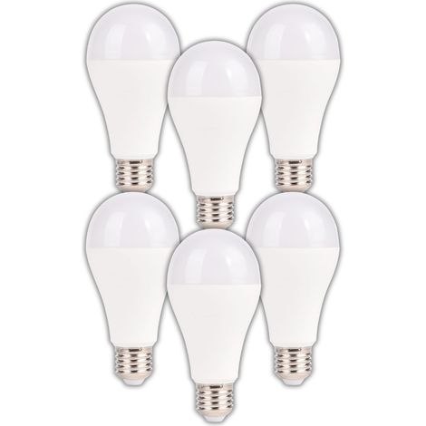 Lot 6 ampoules LED connectées (LuzE) E27 2700/6500K 1050lm 11W WiFi - Voltman
