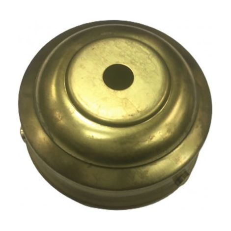 Support Plat en Laiton 70,5mm pour Opaline - Création et Restauration de Luminaires de Qualité
