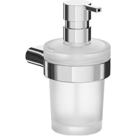 Inda - Wandseifenspender Mito Chrom glänzend/Glas satiniert 250 ml