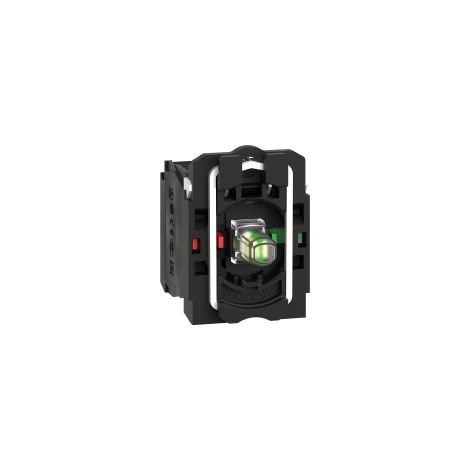 Corpo per pulsante luminoso Ø22 - LED universale 1NO+1NC - ZB5AW0M15