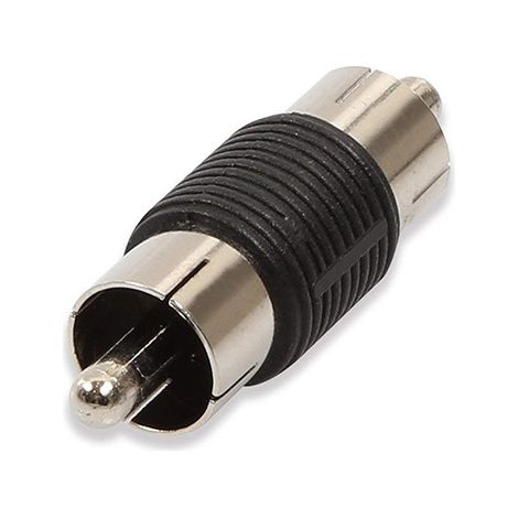 Straight RCA male-to-male dual connector, RCA male-to-male AV cable, female connector, monitoring connection adapter (1/3)