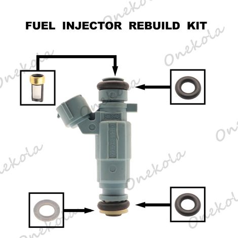 The replacement part 35310-2B010 for the automotive fuel injector rubber ring filter is suitable for Hyundai Elantra Yue (1/2)