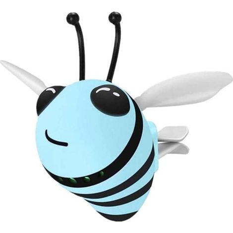Petite abeille à clipser sur la grille d'aération de votre voiture, accessoire décoratif pour grille de climatisation, 3 types de désodorisants pour voiture, cadeau cadeau mignon pour la voiture, bleu (1/5)