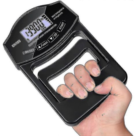 Testeur de force de préhension, dynamomètre manuel numérique 396 lbs/180 kg, écran LCD, connexion USB (1/5)