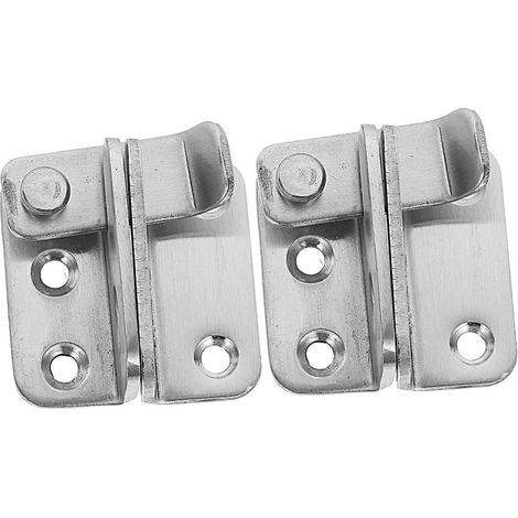 Lot de 2 loquets de porte de grange robustes pour portails coulissants en bois - Installation facile à faire soi-même (1/5)
