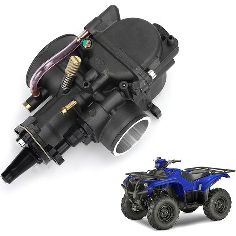 Carburateur pour moto/quad, compatible avec Kawasaki KX100 KX125, noir, 30 mm/1,18 po (1/5)