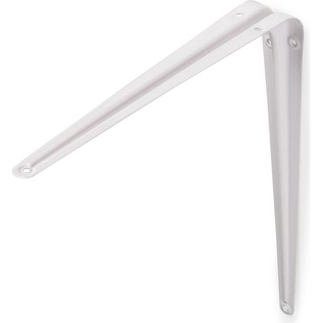 Escuadra para Estantería  en Acero Blanco  Medidas 46298350 mm  Sistema de Fijación Atornillado  1 Unidad -