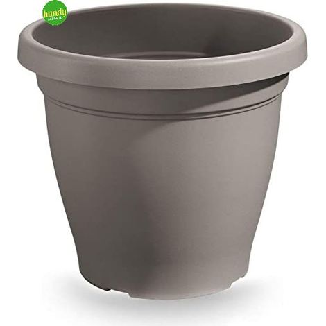 Vaso da Esterno Tondo in Plastica Verona Avana 45 cm Veca