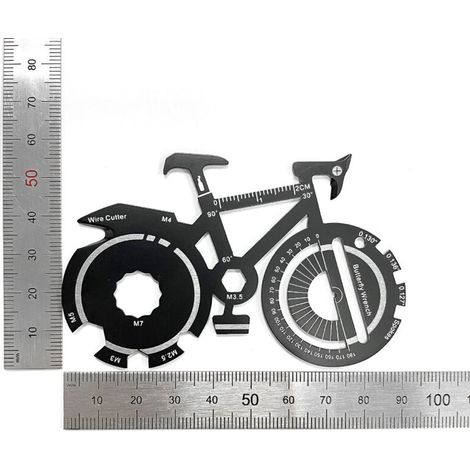 multifunktionales Schlüsselanhänger-Werkzeug, Multitool-Karte, leichtes Design für einfache Tragbarkeit, für Outdoor-Aktivitäten und den täglichen Gebrauch