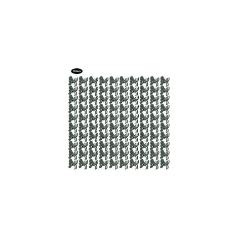 Lot de 100 pinces à plantes en forme de chrysanthème pour fixer les tiges de fleurs de jardin. Outil sans goupille. (1/5)