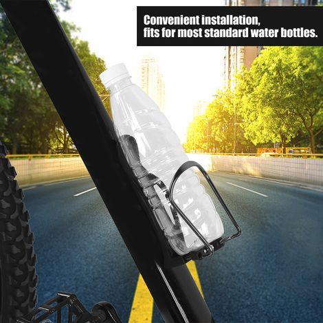 Verstellbarer Flaschenhalter aus Aluminiumlegierung, Fahrradbefestigungszubehör, schwarz (1/5)