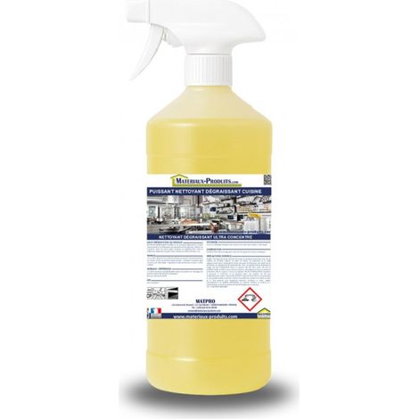 Puissant nettoyant dégraissant cuisine - 500 ml Jaune clair - MATPRO (1/3)