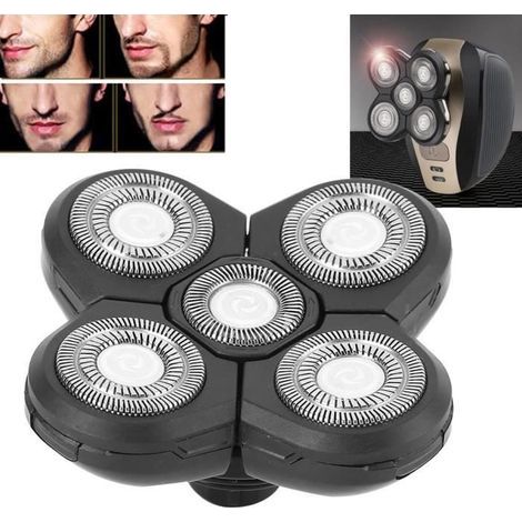 Tête de rasoir électrique - VGEBY - 5 Lames - Matériau de haute qualité - Ergonomique - Lavable-Ywey