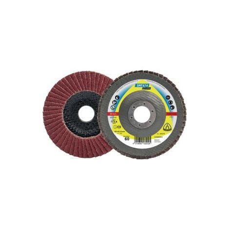 Klingspor 369259 SMT 674 Schleifmopteller Keramik, 125 x 22,23 mm Korn 40 gewölbt Durchmesser 125 mm (1/2)