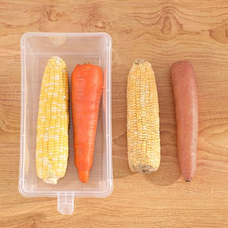 Boîte de Stockage Alimentaire 5L Organisateur Refrigerateur Boîte Hermétique Plastique Grade Alimentaire avec Couvercle et Poignée pour Fruits Legumes (1/5)