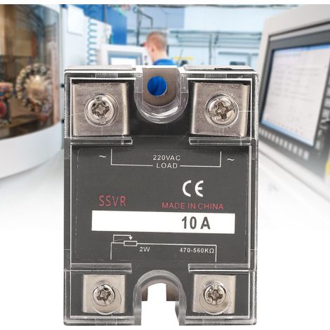 Halbleiter-Spannungsregler, einphasig, SSVR, 470-560 kΩ Last, 220 V Wechselstromversorgung (BERM-R 10 A) (1/5)