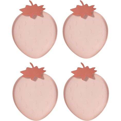Ensemble de 4 assiettes à fruits décoratives pour la maison, le salon ou pour servir de plateau à bonbons et à en-cas. (1/5)