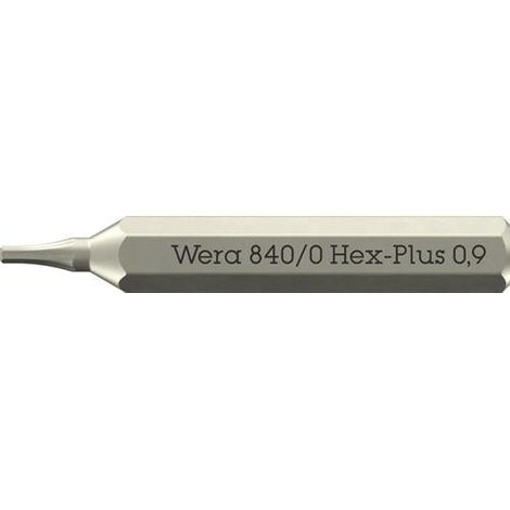 Wera 840 Micro Sechskant-Bit 0.9 mm 1 St. (1/4)