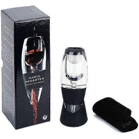 Carafe à vin rouge, verseur rapide et magique, filtre noir (1/5)