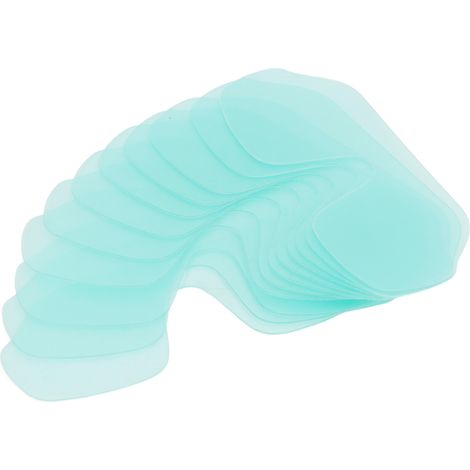 Ortviai Lentilles de protection externes pour lunettes de soudage – 10 pièces en polycarbonate transparent, 130 x 48 mm