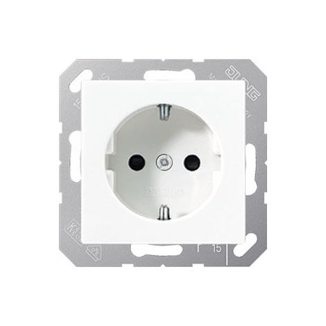 JUNG CD SCHUKO 16A 250 V 5120 BF WW 50 X 50 MM PRISE 4011377095571 RABAT CD5120BFWW