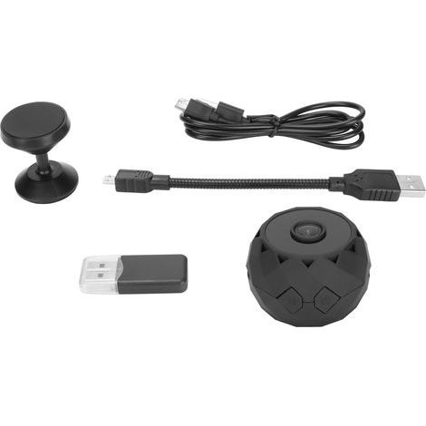 Caméra de Sécurité WiFi Mini Sans Fil 1080P HD, Vision Nocturne Infrarouge, Angle Large 120° (1/5)