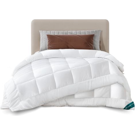 Vounot – Couette 4 saisons 155x200cm 500gsm – Douce en microfibre – Lavable en machine – Certifiée Oeko-Tex – Confort optimal toute l'année