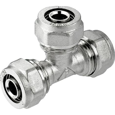 Te de tornillo PEX de 16 mm (1/2)