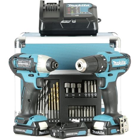 Kit Trapano + Avvitatore + Accessori 12V Litio Limited Edition Makita - CLX228SAX2
