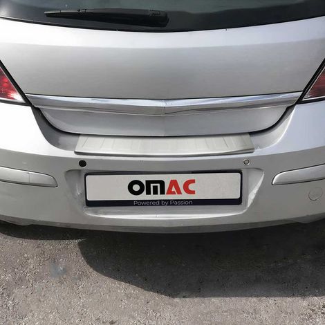 Protection Seuil de Pare-Chocs Arriére Compatible avec Opel Astra J 2010-2015 Acier INOX (1/5)