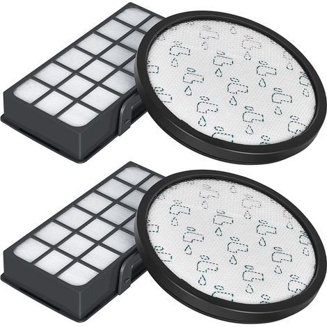 Confezione da 2 filtri per aspirapolvere ciclonici Rowenta Silence Force RO6984EA RO6941EA RO6963EA RO6921EA RO6971EA RO6993EA (modello RO69XX) Filtro per Rowenta X-Trem Power Cyclonic ZR006001 (1/4)