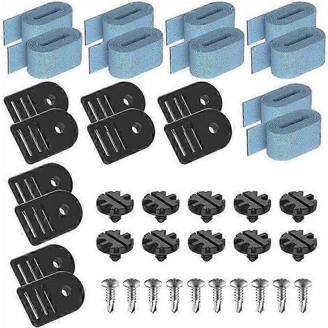 Bande pour enrouleur de couverture solaire de piscine, tube d'enrouleur et kit de fixation de couverture compatibles avec les systèmes d'enrouleurs de piscine EM (1/5)