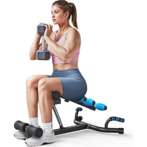 MERACH Multifunction Squat Machine, 136 kg Load Capacity, Adjustable, Massage, Full Workout for Abs, Legs, Glutes, Arms (1/5)