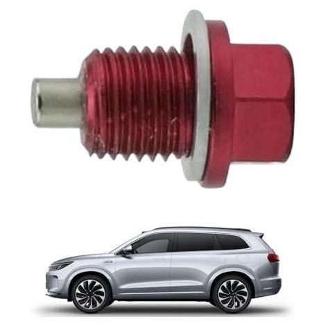 Bouchon de vidange d'huile Bouchon de vidange d'huile en alliage d'aluminium, pièce de rechange étanche, accessoire automobile pour la plupart des véhicules (1/5)