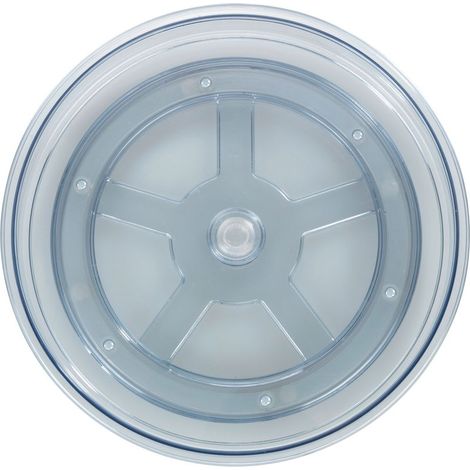 Plateau tournant Victoria 2er transparent pour cuisine organisateur cuisine accessoires de cuisine rangement placard cuisine plateau tournant silicone 360° tournant gagner de la place cuisine