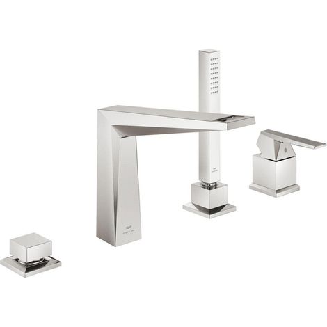 4L-Combinaison de bain Allure Brilliant PC 29523 Poignée avec structure nervurée supersteel (1/3)