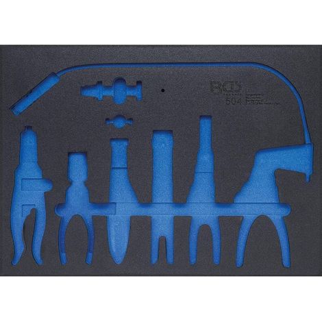 Insert de Servante d Atelier 2/3 Vide - 41,2 x 3,9 x 56,3 cm - Compatible Art. 504 - Organisation et Praticité - D-Work