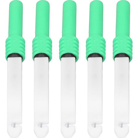 Set mit 5 0,7-mm-Prüfspitzen inklusive Schutzhülle, Messzubehör für Multimeter, grünes Bohrspitzen-Set (1/5)