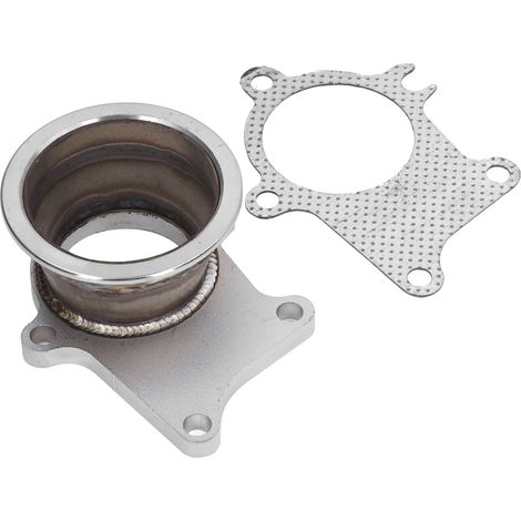Turbocompresseur, connexion à 5 boulons, bride à collier en V de 3 pouces, construction en acier inoxydable, antirouille et résistant à l'usure, convient aux moteurs T3 et T4. (1/5)