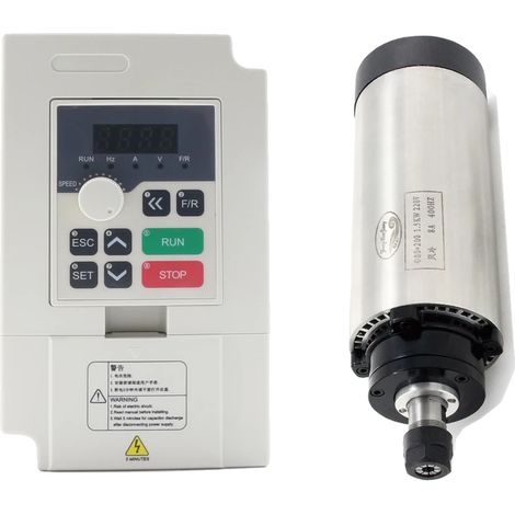 Motor de husillo, potencia de salida de 3 kW, compatibilidad con pinza ER20, Kit 1 (1/2)