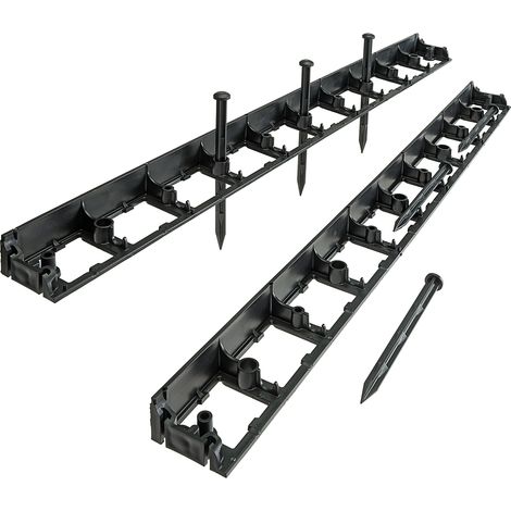 Rasenkante GARDEN RAND Beetumrandung Mähkante 1000mm x 80mm x 45mm 2 St. (1/5)