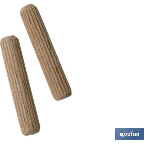 Blister De 7 Pièces Cheville En Bois 10 mm