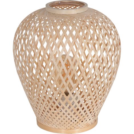 Anne Lighting - tischlampe - Maze - natürlich - bambus metall - Ø (1/5)