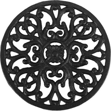 Dessous De Plat Rond En Fonte 6,7 Pouces Isolation Thermique Antidérapant Pour Table Cuisine