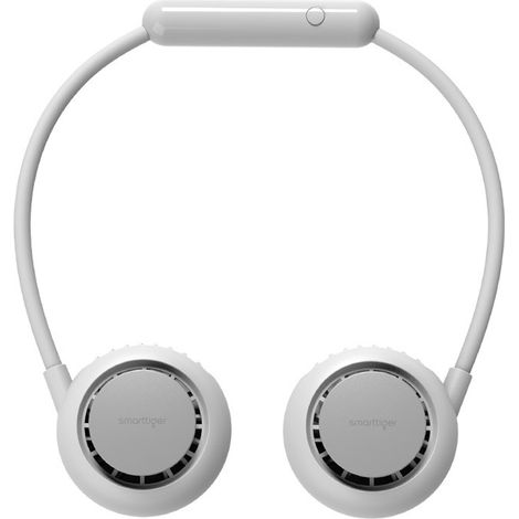 Ventilateur de cou USB Mini S Ventilateur électrique portable Blanc (1/4)