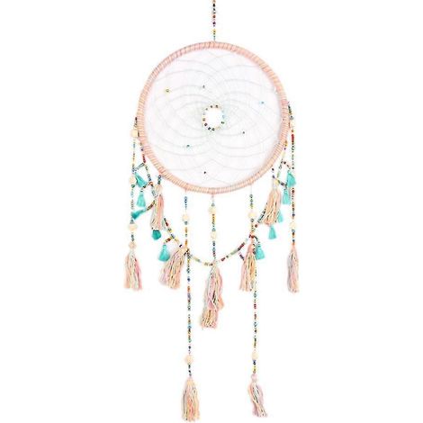 Attrape-rêves fait à la main, pendentif de maison, chambre de fille, décoration murale chaleureuse, amie Girlfri (1/5)