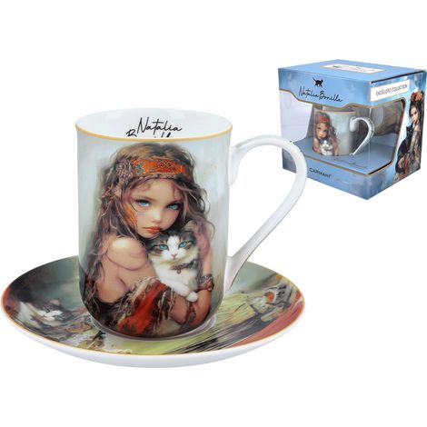 Carmani, taza y platillo - Natalia Bonilla/Los cuentos de gatos de Clara (1/5)