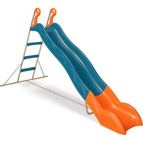 Toboggan LINOU Bleu-Orange 2,63 m, 3-12 ans