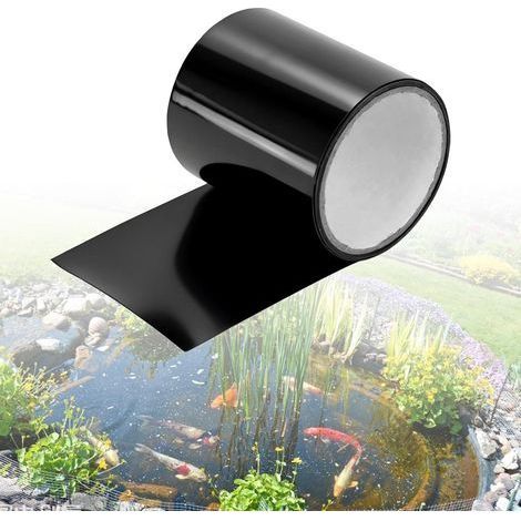 Teichfolien-Reparaturset – 10 x 150 cm – Wasserdichtes Klebeband – Geeignet für Schwimmbecken, Zelte, Teiche – Reparaturset – Klebeband für Gartenteiche